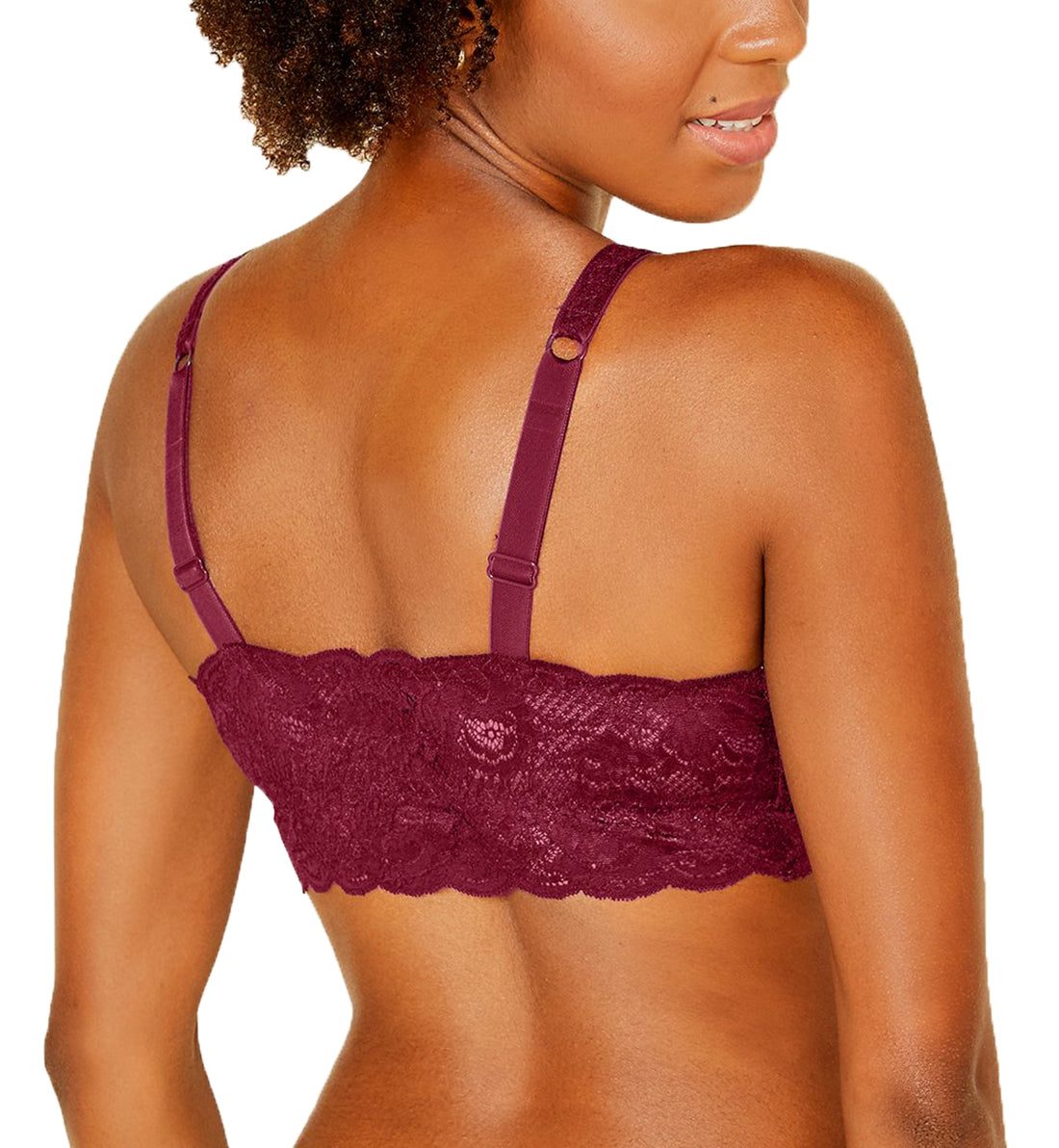 Cosabella Never Say Never CURVY Sweetie Bralette (NEVER1310),Petite/XXS,Vino - Vino,XXS