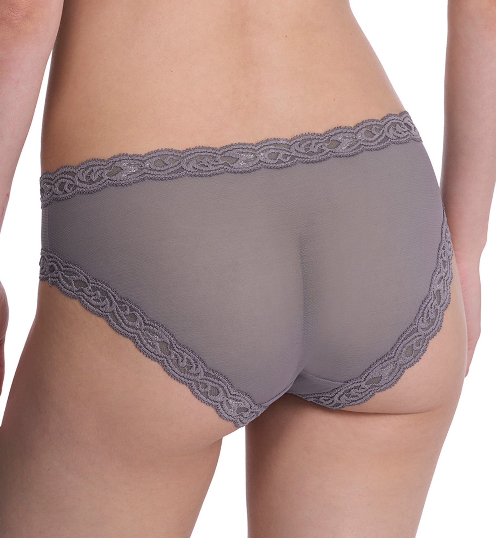 Natori Feathers Hipster Panty (753023),Small,Nickel - Nickel,Small