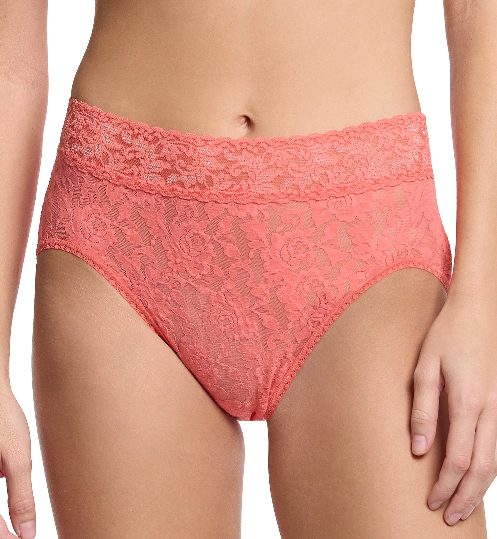 Hanky Panky Signature Lace French Brief (461),Small,Courageous Coral - Courageous Coral,Small