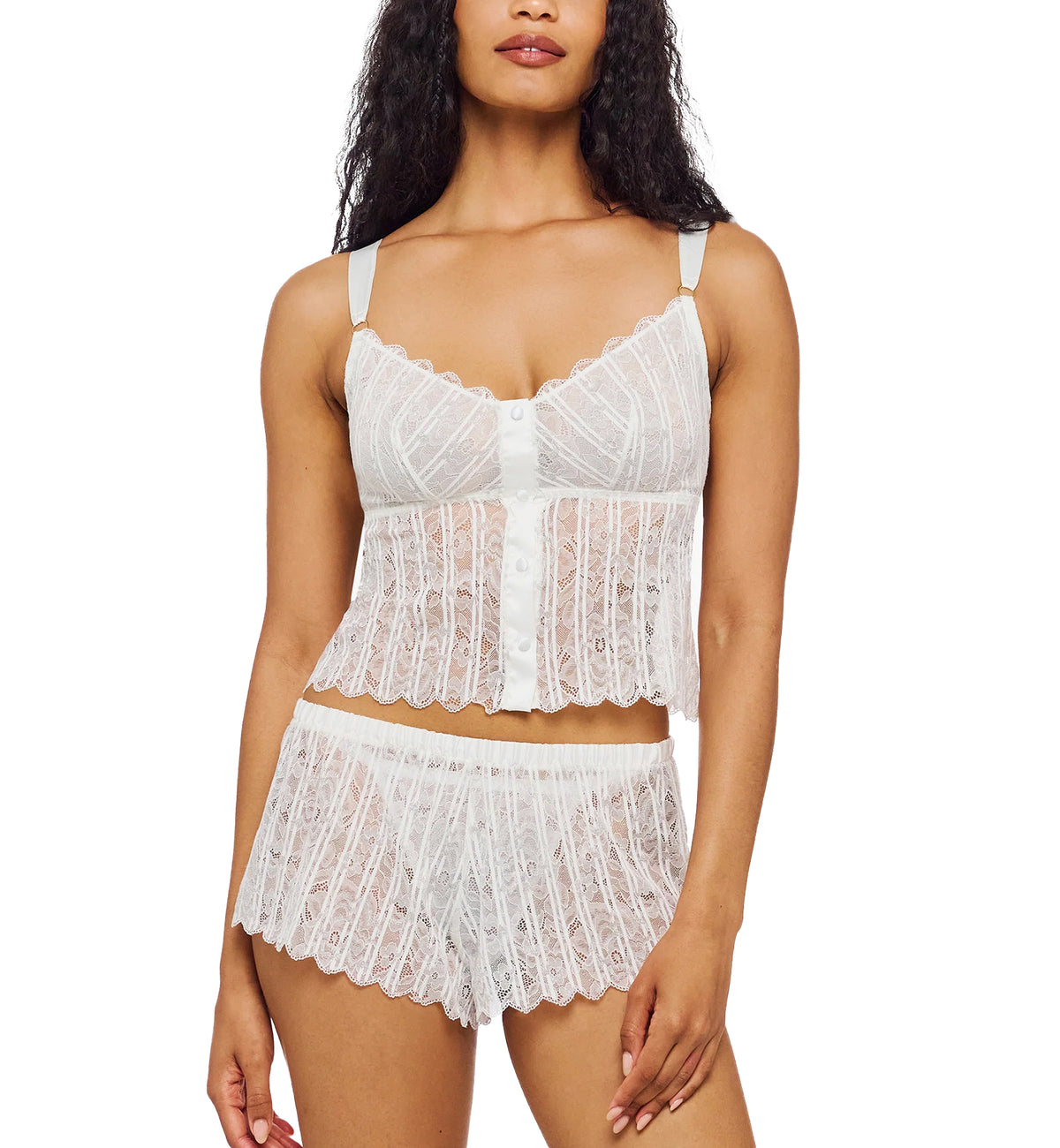 Cosabella Misteriosa Cami & Boxer Set (MISSW9751),Small,Moon Ivory - Moon Ivory,Small