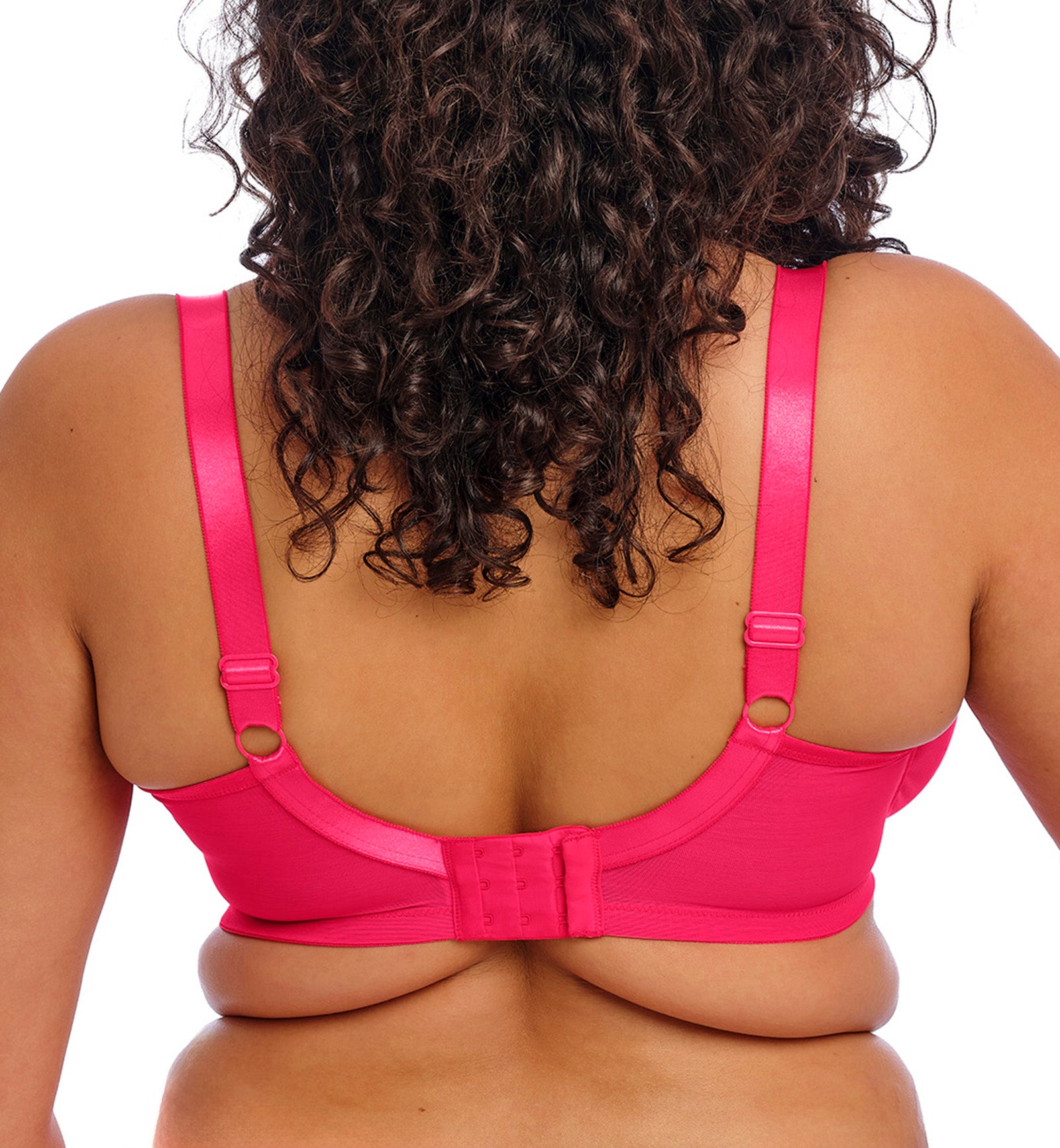 Elomi Teagan Banded Plunge Underwire Bra (302602),32GG,Azalea - Azalea,32GG