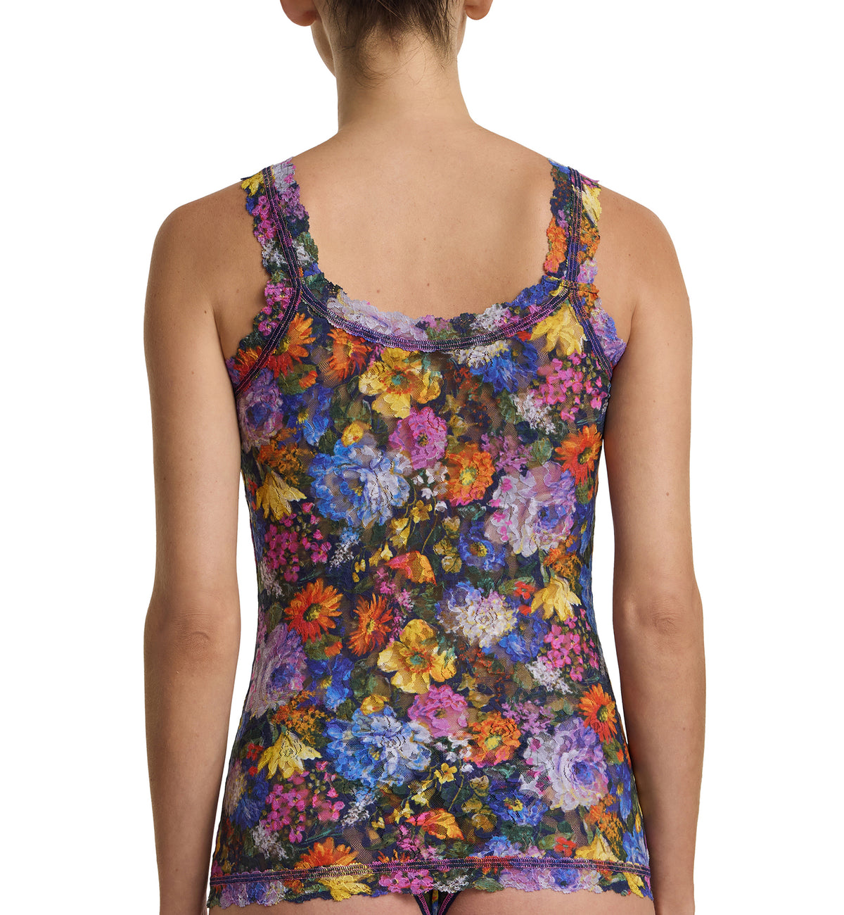 Hanky Panky Signature Lace Printed Unlined Camisole (PR1390L),XS,Impressionist - Impressionist,XS