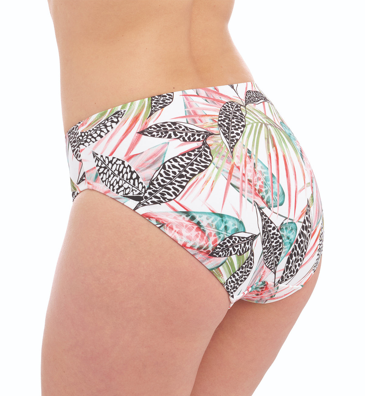 Fantasie Tobago Mid Rise Bikini Brief (500872),Medium,Melon - Melon,Medium