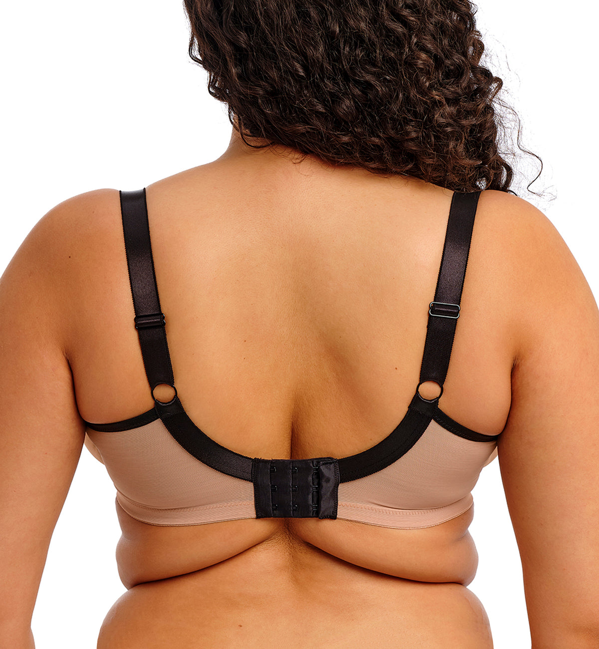 Elomi Teagan Banded Plunge Underwire Bra (302602),32GG,Cafe Au Lait - Cafe Au Lait,32GG