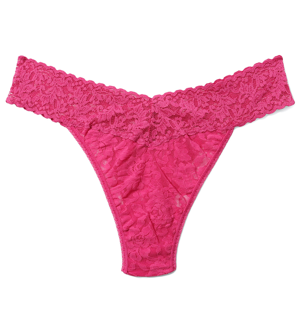 Hanky Panky Signature Lace Original Rise Thong (4811P),Dragon Fruit Pink - Dragon Fruit Pink,One Size