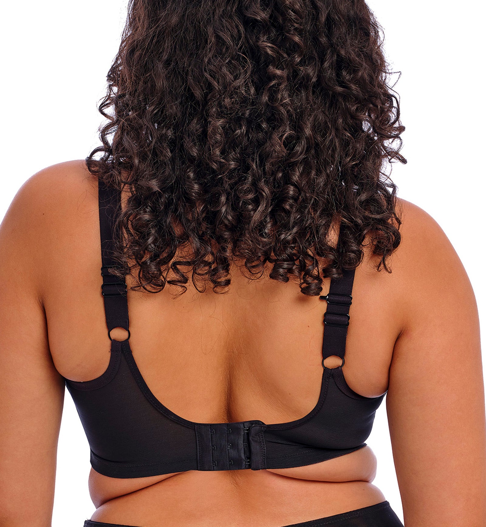 Elomi Matilda Banded Plunge Underwire Bra (8900),32GG,Black Dot - Black Dot,32GG