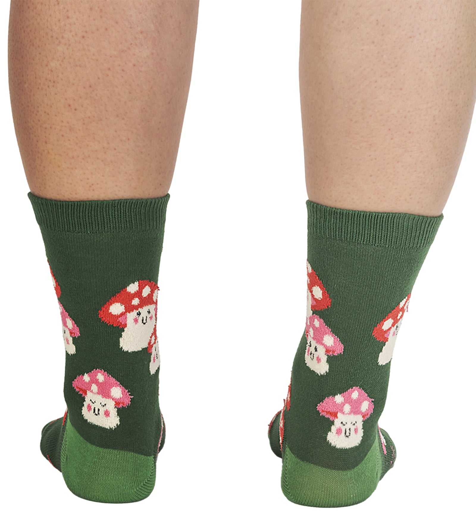 SOCK it to me Women's Crew Socks (W0455),Mellow Mushrooms - Mellow Mushrooms,One Size