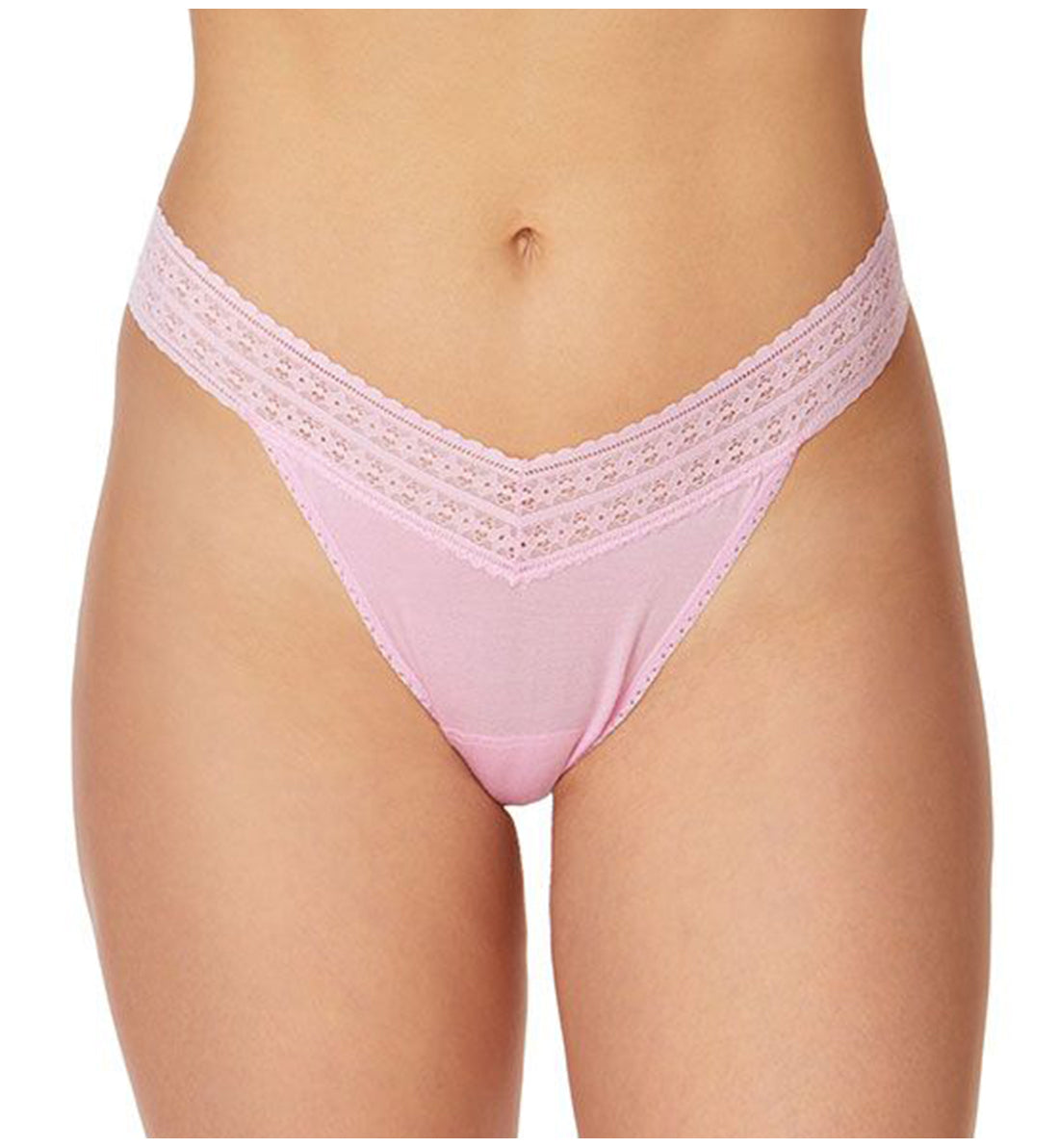 Hanky Panky DreamEase Original Rise Thong (631104),Cotton Candy Pink - Cotton Candy Pink,One Size