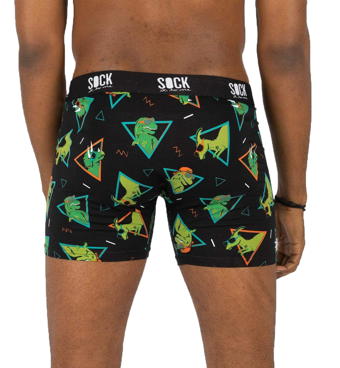 SOCK it to me Men's Boxer Brief (umb064),Small,Jurassic Party - Jurassic Party,Small