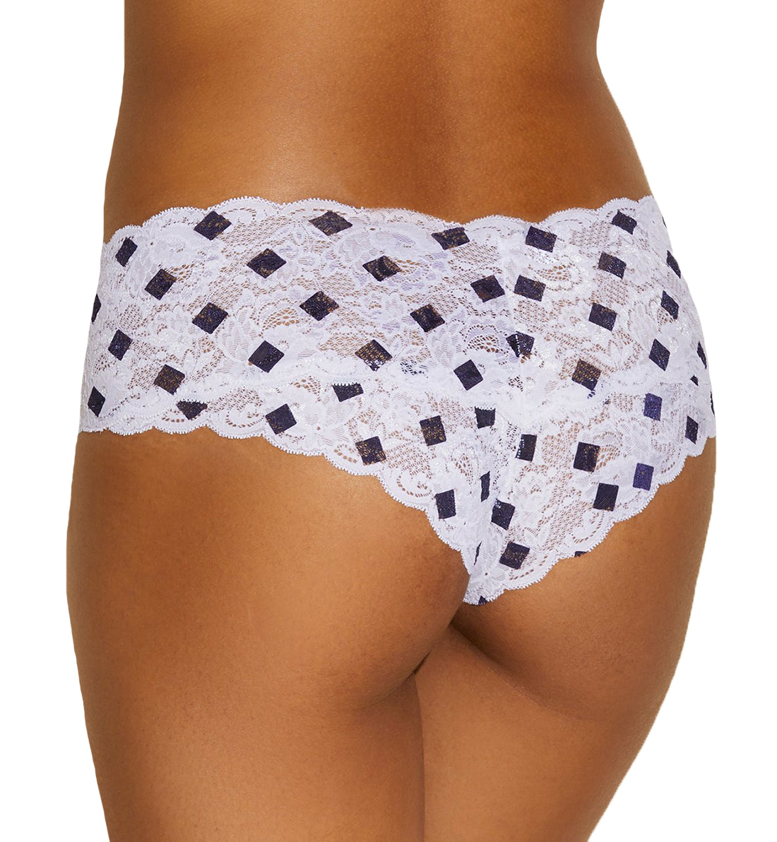 Cosabella Never Say Never Printed Hottie Lowrider Hotpant (NEVEP07ZL),M/L,Diamond Navy - Diamond Navy,M/L