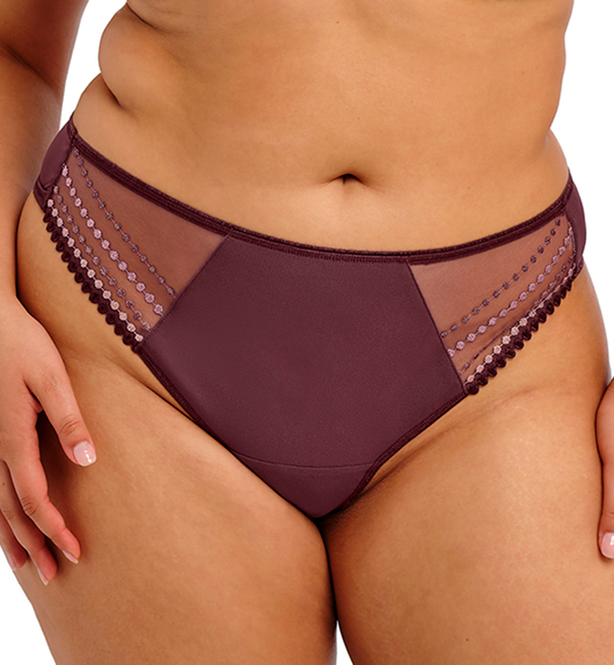 Elomi Matilda Thong (8907),Small,Sugarplum - Sugarplum,Small