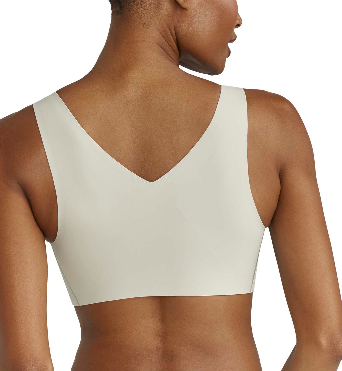 Evelyn & Bobbie DEFY V-Neck Bralette w/ Removable Pads (1833),Small,Aloe - Aloe,Small