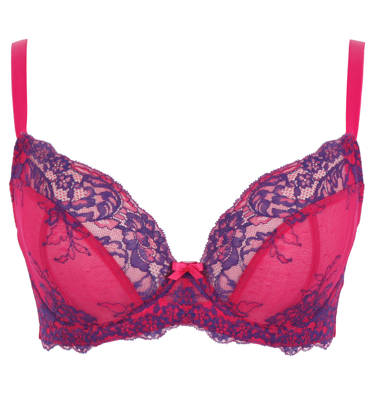Panache Intimates Panache Ana Lace Plunge Underwire Bra (9396) - Orchid/Indigo - Breakout ...