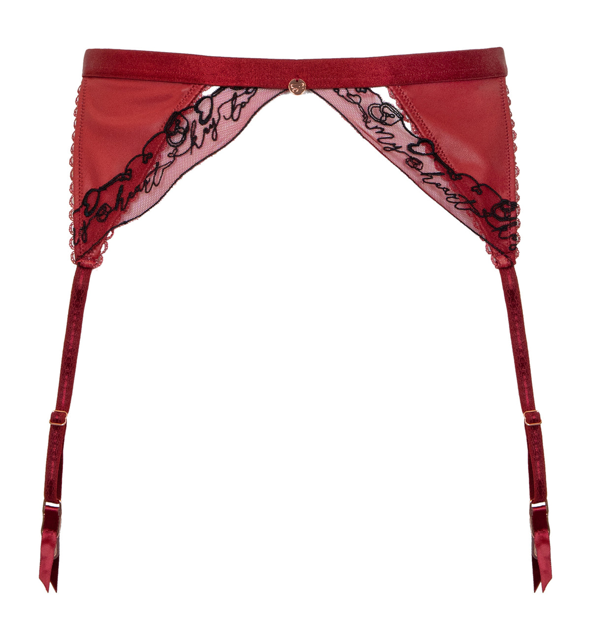 Scantilly by Curvy Kate Key to My Heart Suspender Belt (ST034800) - Ro - Breakout Bras Scantilly by Curvy Kate Key to My Heart Suspender Belt (ST034800) - Ro - Breakout Bras