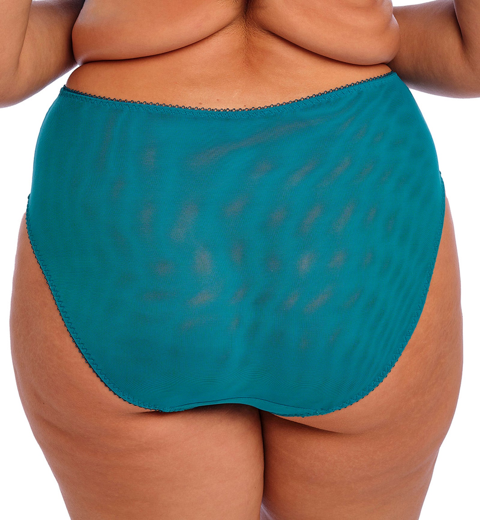 Elomi Zarla High Leg Brief Panty (302553),Medium,Ocean Depths - Ocean Depths,Medium