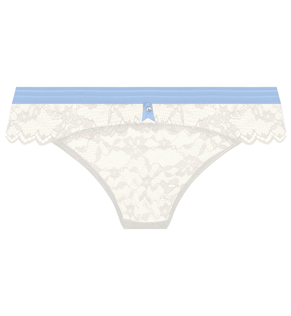 Freya Offbeat Lace Brazilian Panty (5457),Small,Something Blue - Something Blue,Small