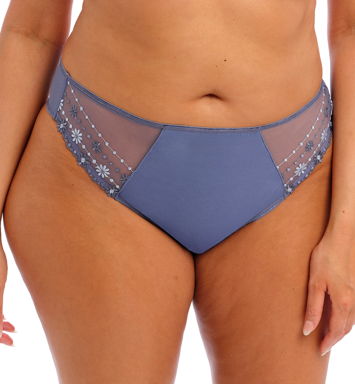 Elomi Matilda Thong (8907),Small,Denim Daisy - Denim Daisy,Small