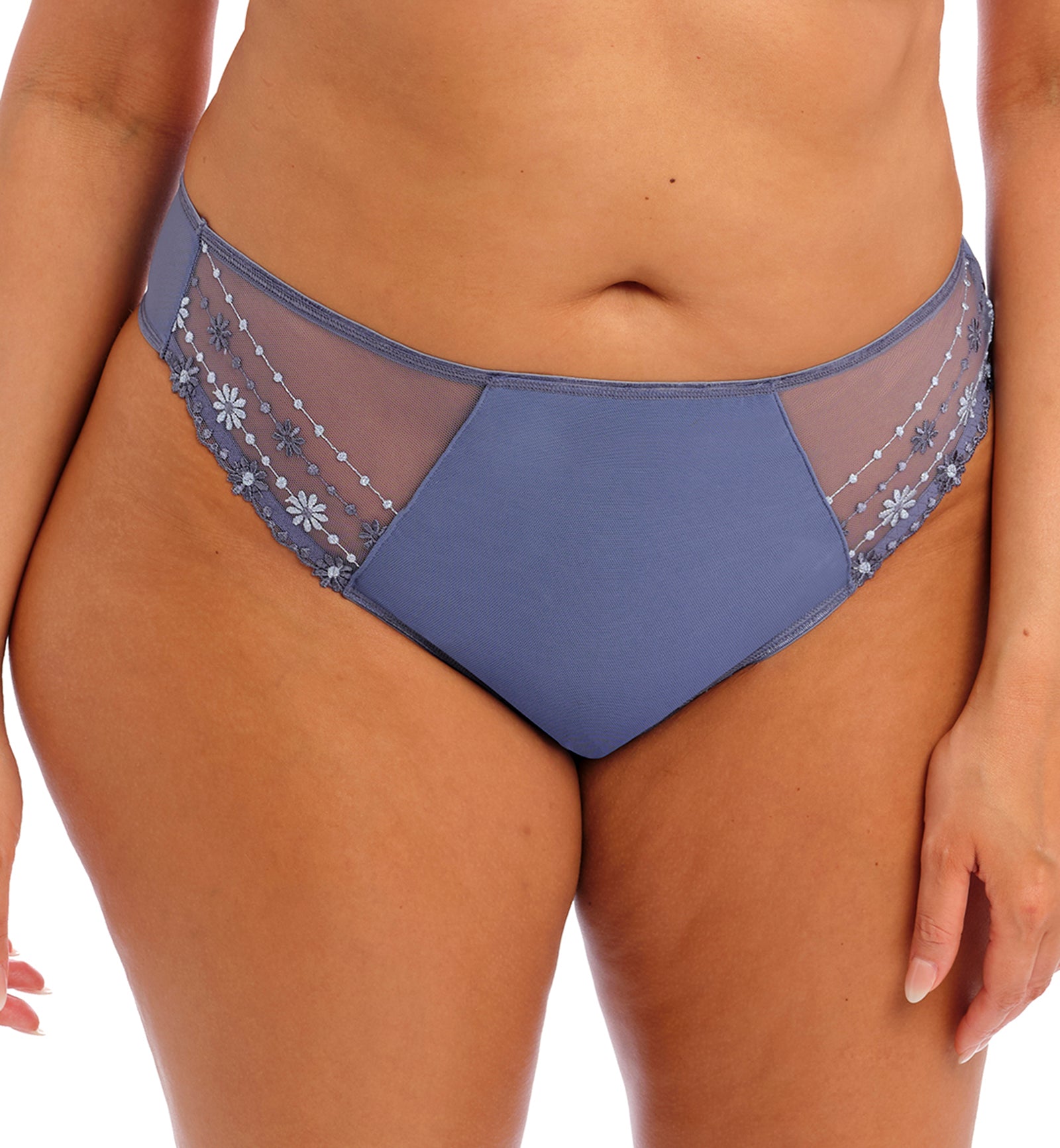 Elomi Matilda Thong (8907),Small,Denim Daisy - Denim Daisy,Small