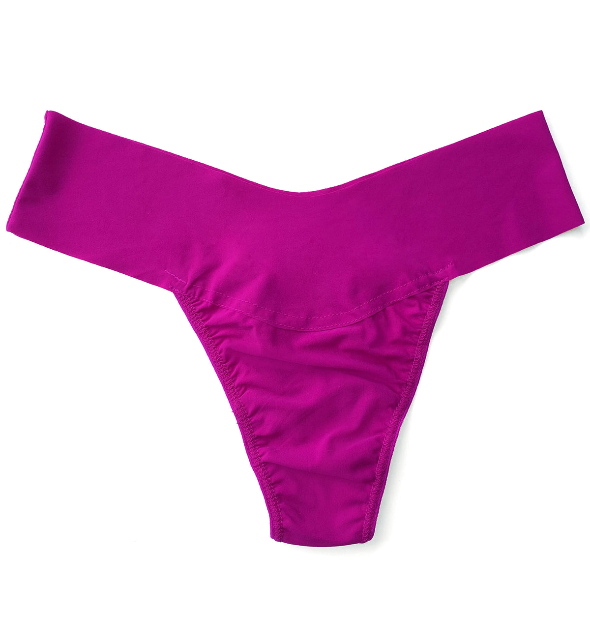 Hanky Panky BreatheSoft Natural Rise Thong (6J1661B),XS,Hot Fuchsia - Hot Fuchsia,XS