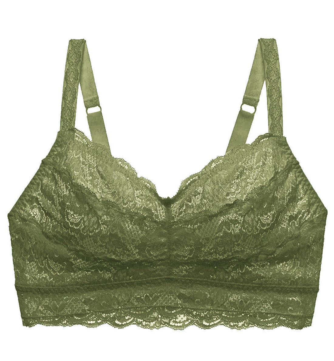 Cosabella NSN SUPER CURVY Sweetie Bralette (NEVER1340),XS,Aloe - Aloe,XS