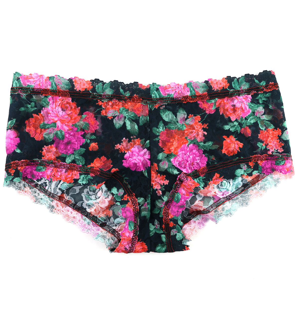Hanky Panky Signature Lace Printed Boyshort (PR4812P),XS,Autobiography - Autobiography,XS