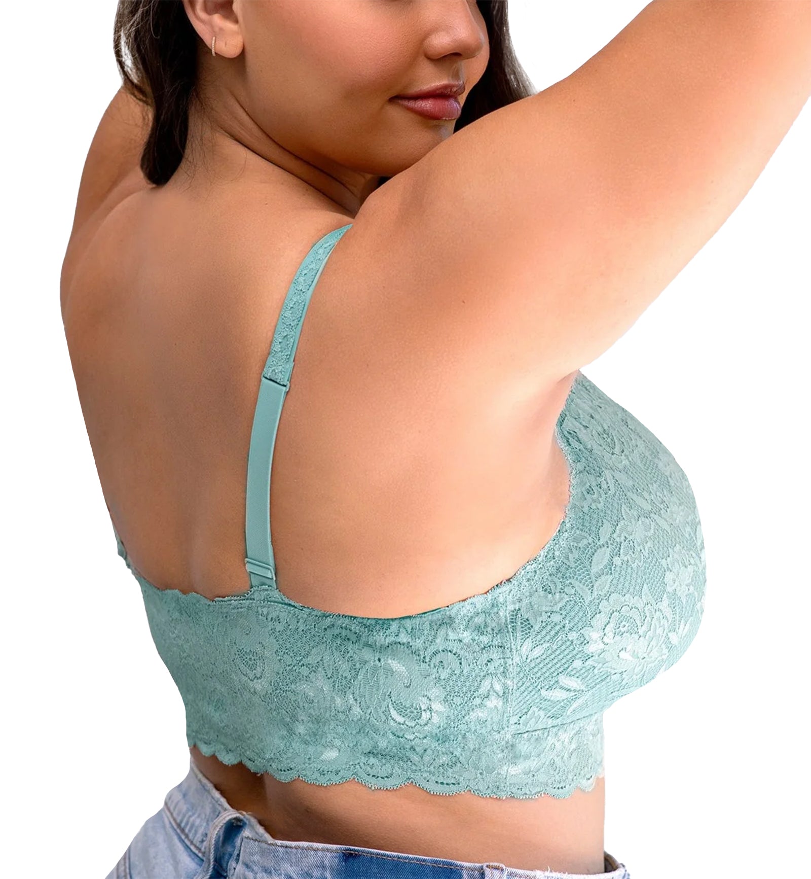 Cosabella NSN ULTRA CURVY Sweetie Bralette (NEVER1321),XS,Blu Capri - Blu Capri,XS