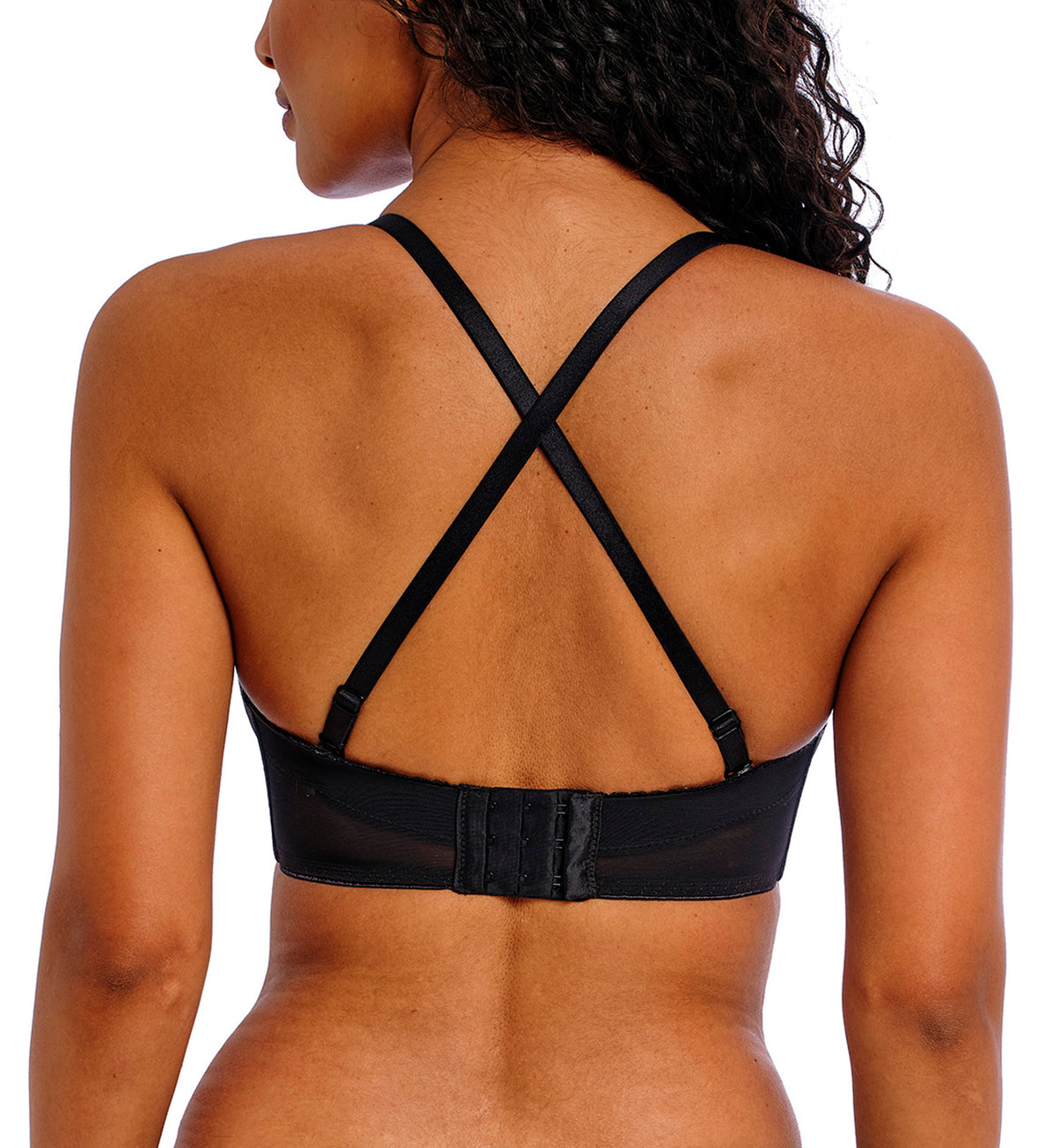 Freya Tailored Strapless Molded Underwire Bra (401109),28D,Black - Black,28D