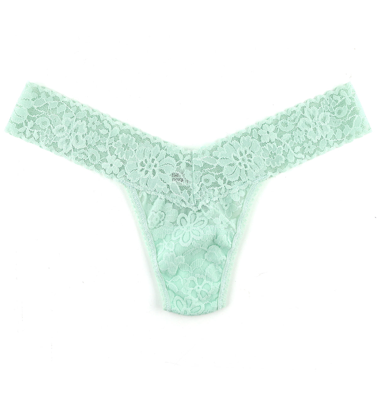 Hanky Panky Daily Lace Low Rise Thong (771001P),Cool Sage - Cool Sage,One Size