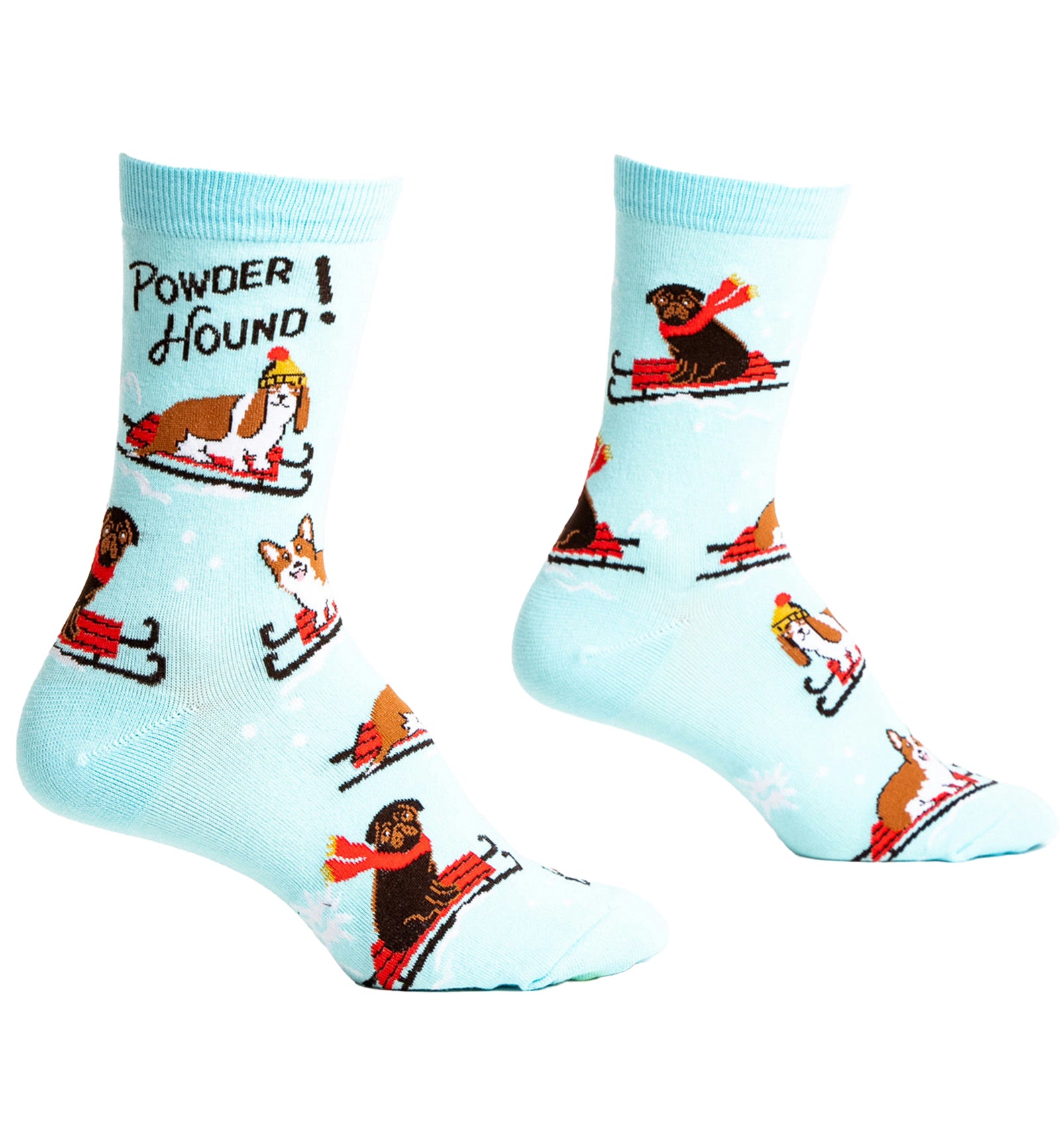 SOCK it to me Women's Crew Socks (W0492),Powder Hound - Powder Hound,One Size