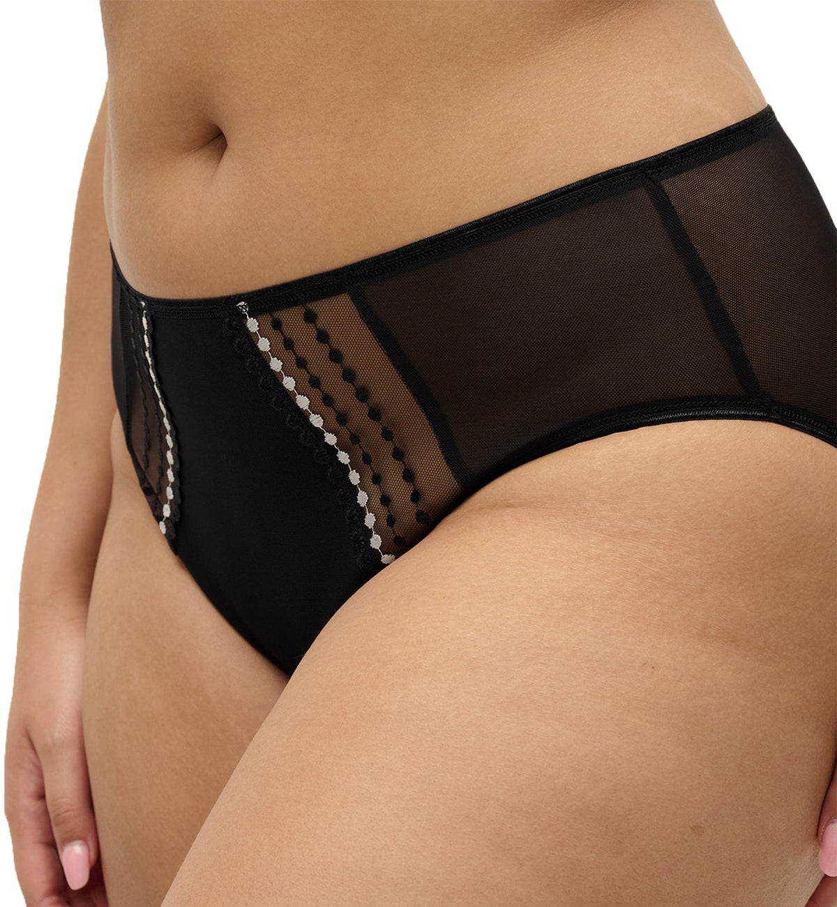 Elomi Matilda Matching Panty Brief (8905),XL,Black - Black,XL
