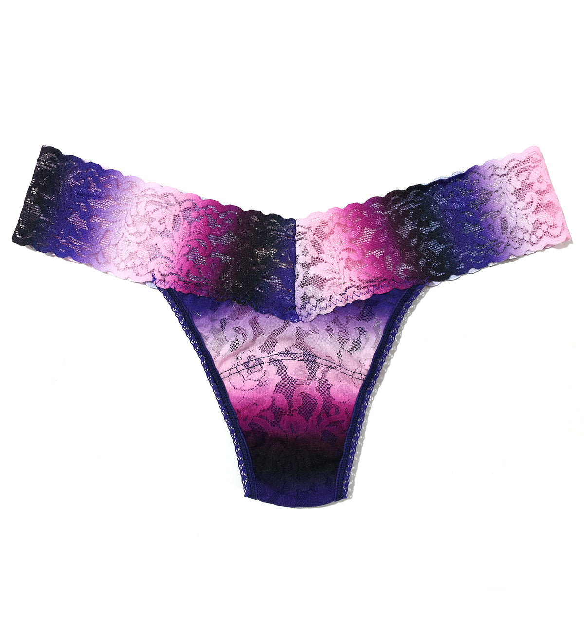 Hanky Panky Signature Lace Printed Low Rise Thong (PR4911P),Before Sunset - Before Sunset,One Size