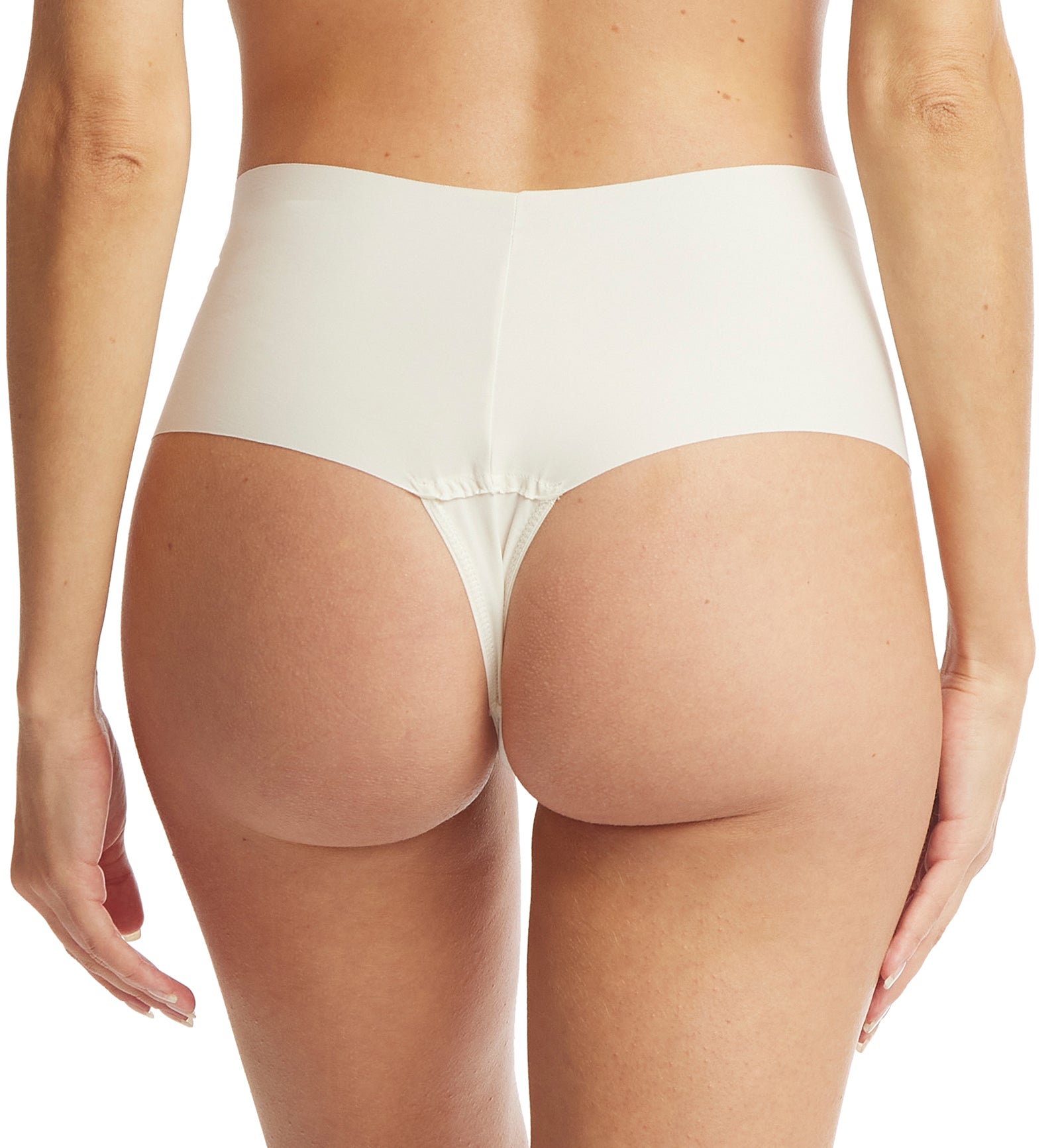 Hanky Panky BreatheSoft Hi-Rise Thong (6J1921B),Small,Linen - Linen,Small