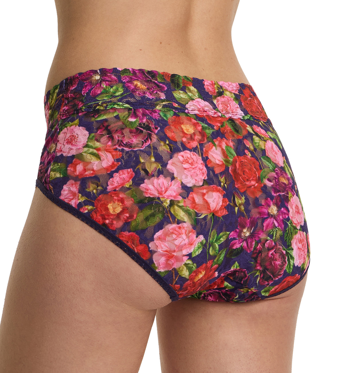 Hanky Panky Signature Lace Printed French Brief (PR461),XS,Winters Tale - Winters Tale,XS