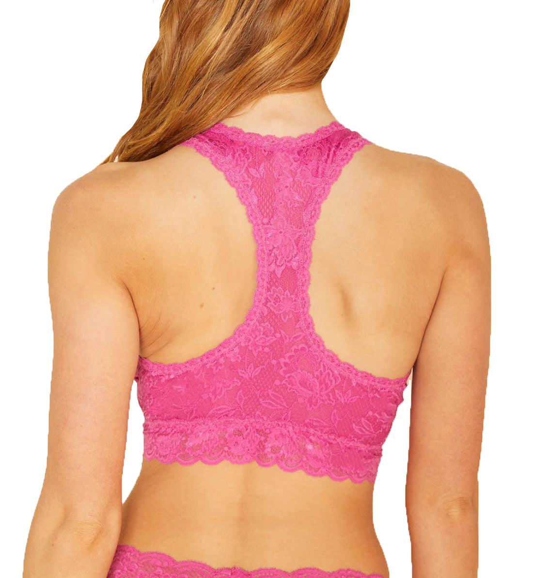 Cosabella Never Say Never CURVY Racie Racerback Bralette (NEVER1355),Petite,Victorian Pink - Victorian Pink,Petite