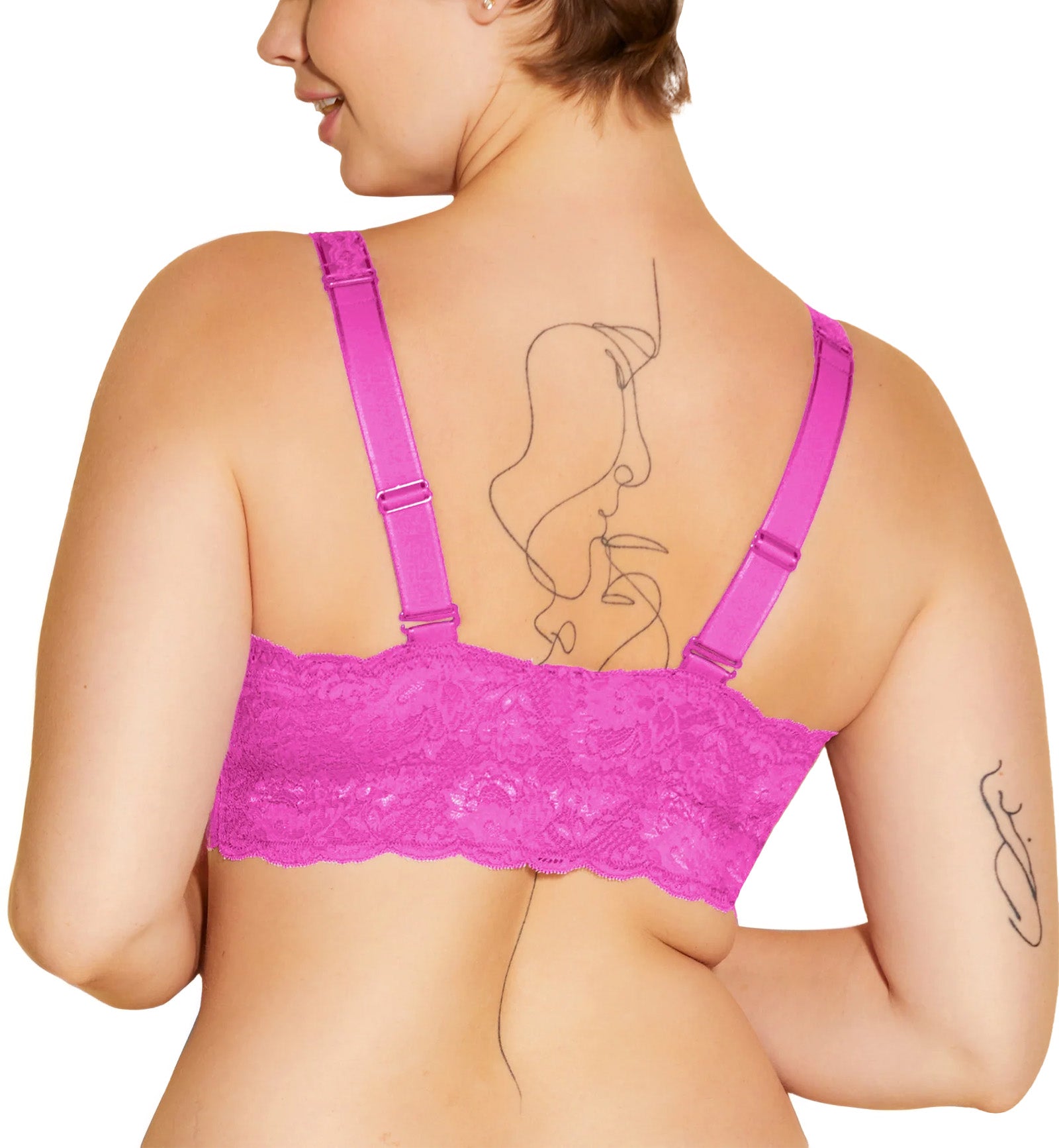 Cosabella NSN SUPER CURVY Sweetie Bralette (NEVER1340),XS,Cape Fuchsia - Cape Fuchsia,XS