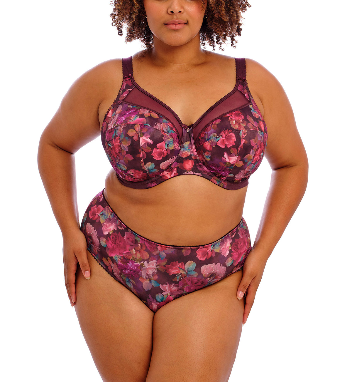 Goddess Kayla Matching Brief (6168),Medium,Plum Rose - Plum Rose,Medium