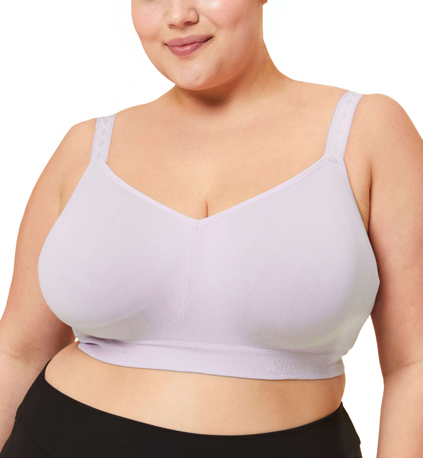 Sugar Candy by Cake Seamless Basic Everyday Softcup Bra (28-8005),XS,Lavender - Lavender,XS