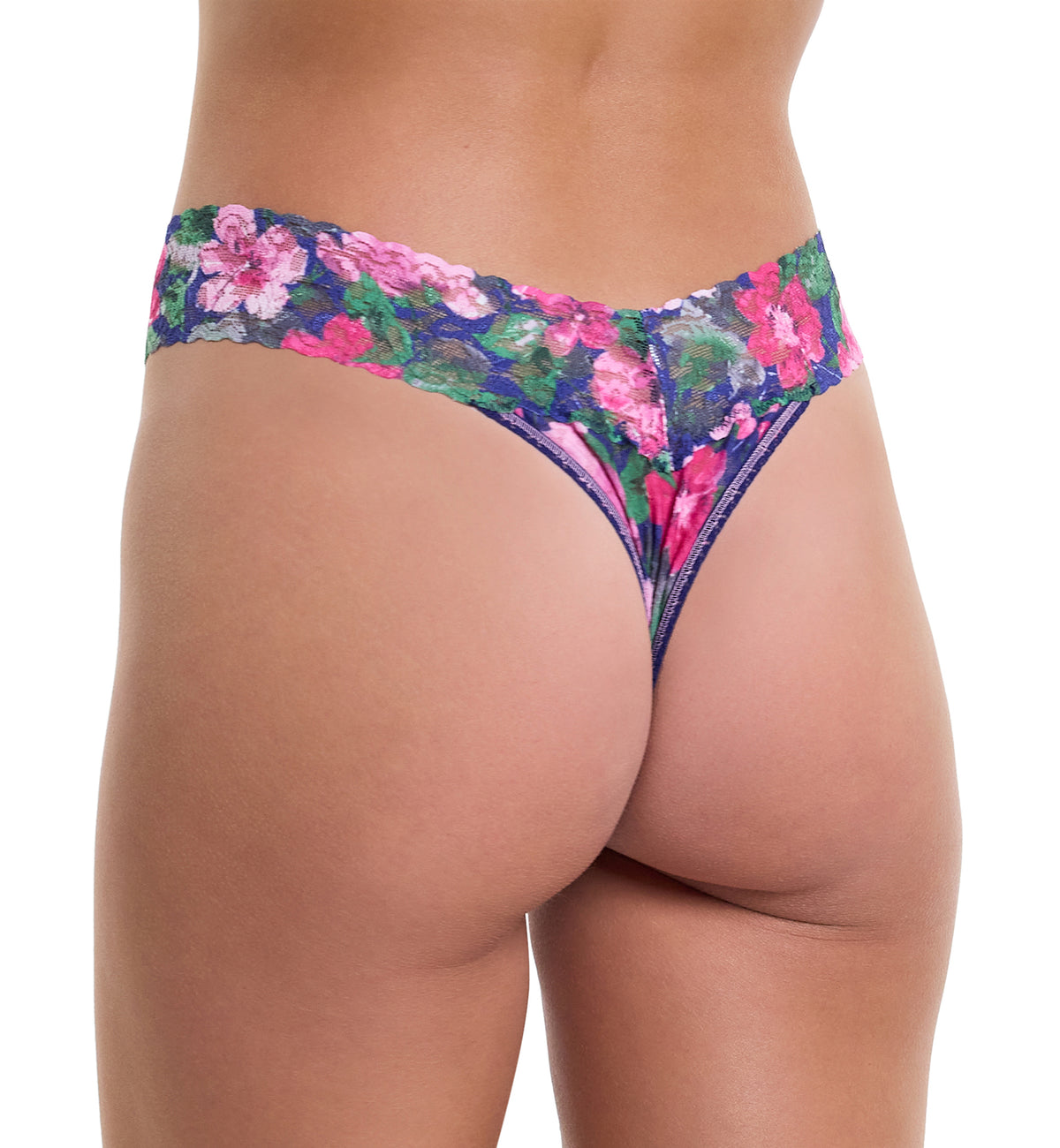 Hanky Panky Signature Lace Printed Original Rise Thong (PR4811P),Tis The Season - Tis The Season,One Size