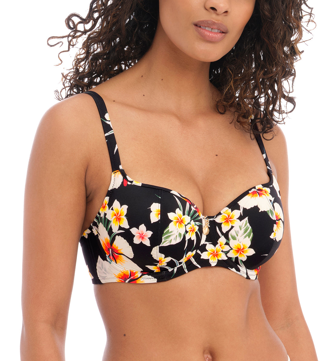 Freya Havana Sunrise Sweetheart Padded Underwire Bikini Top (202703),30E,Multi - Multi,30E