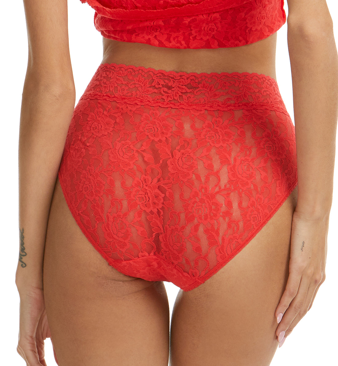 Hanky Panky Signature Lace French Brief (461),XS,Deep Sea Coral - Deep Sea Coral,XS