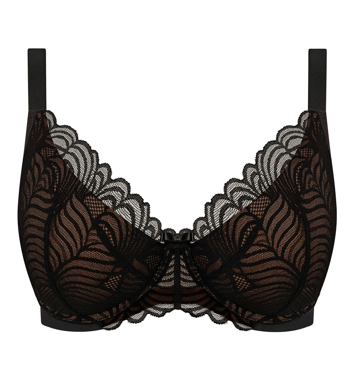 Freya Alanna Underwire Padded Plunge Bra (404714),28DD,Black - Black,28DD