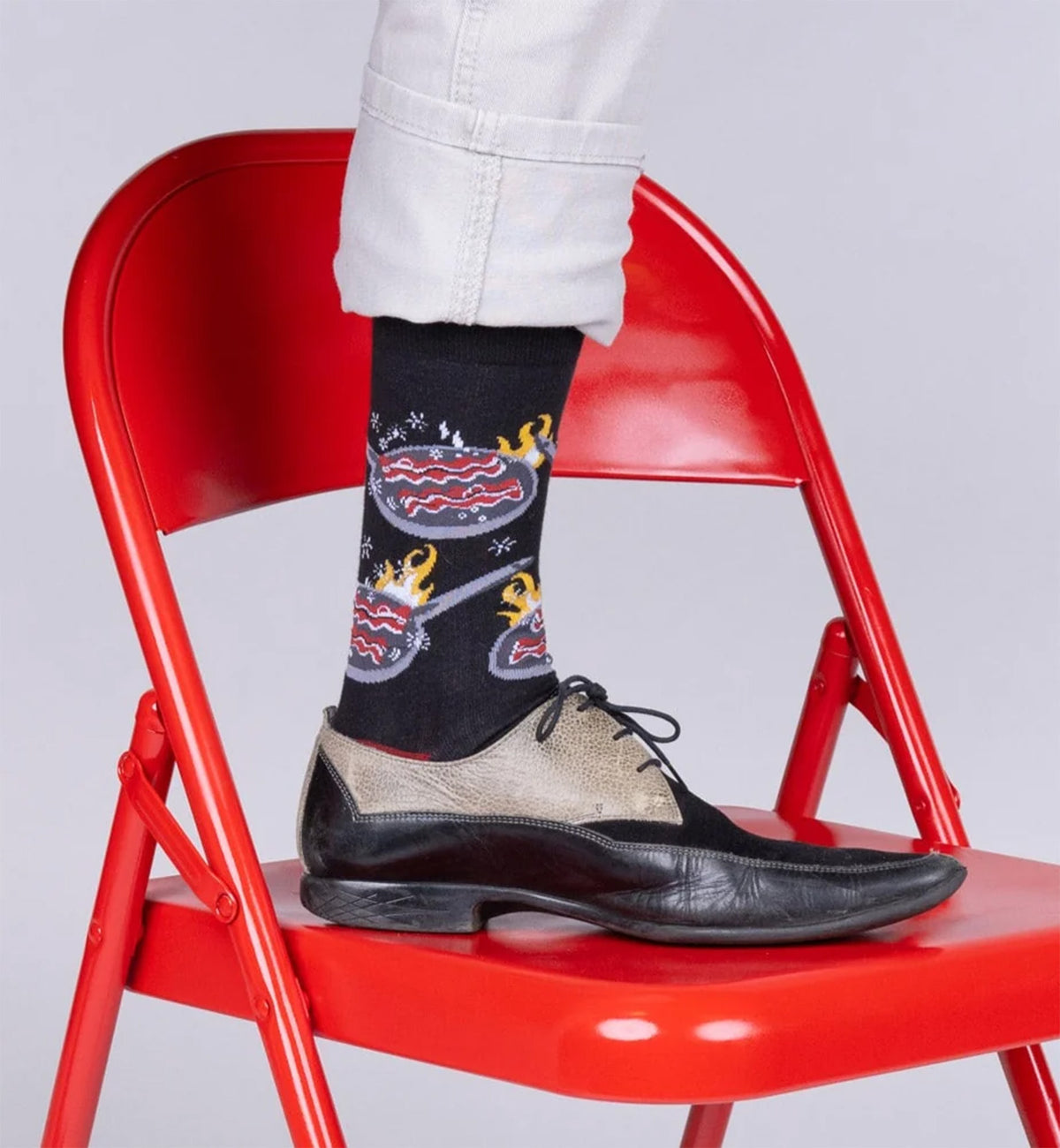 SOCK it to me Men's Crew Socks (MEF0615),You're Bacon Me Hungry - You're Bacon Me Hungry,One Size