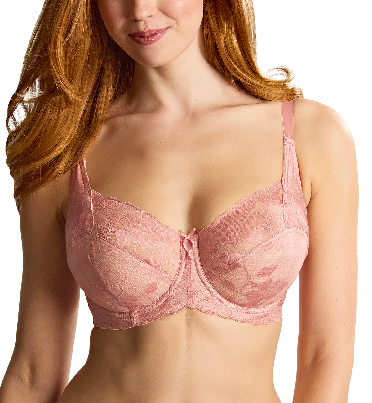 Panache Amour Full Cup Underwire Bra (11140),30DD,Rose Pink - Rose Pink,30DD
