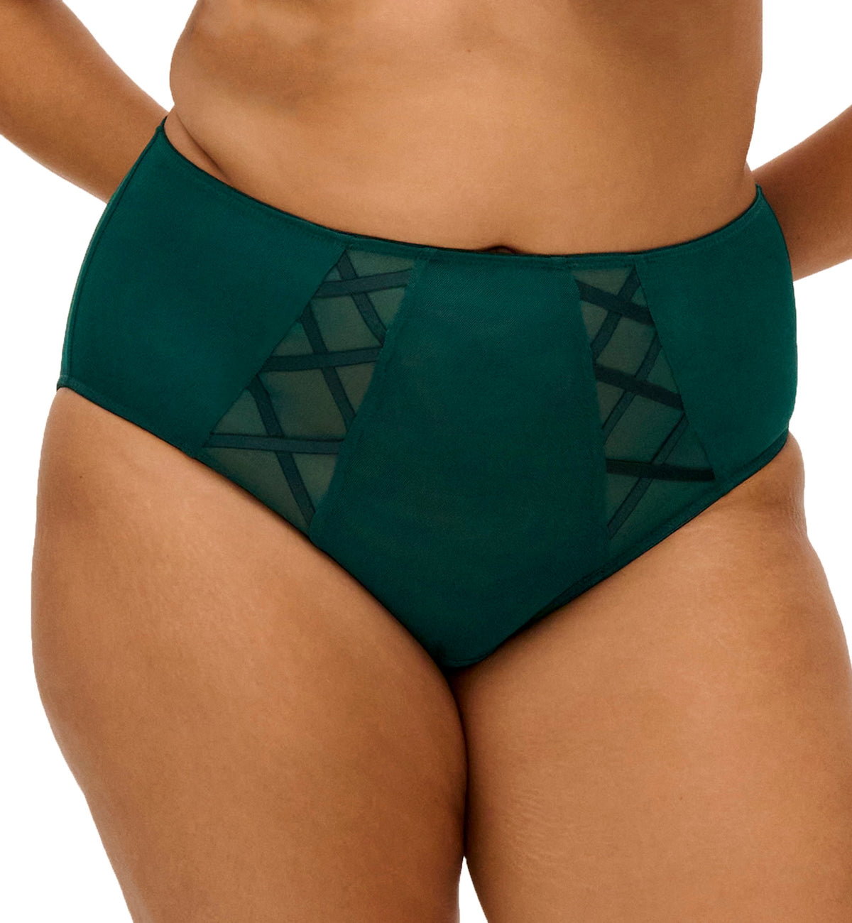 Elomi Sachi Full Brief (4366),Medium,Deep Emerald - Deep Emerald,Medium