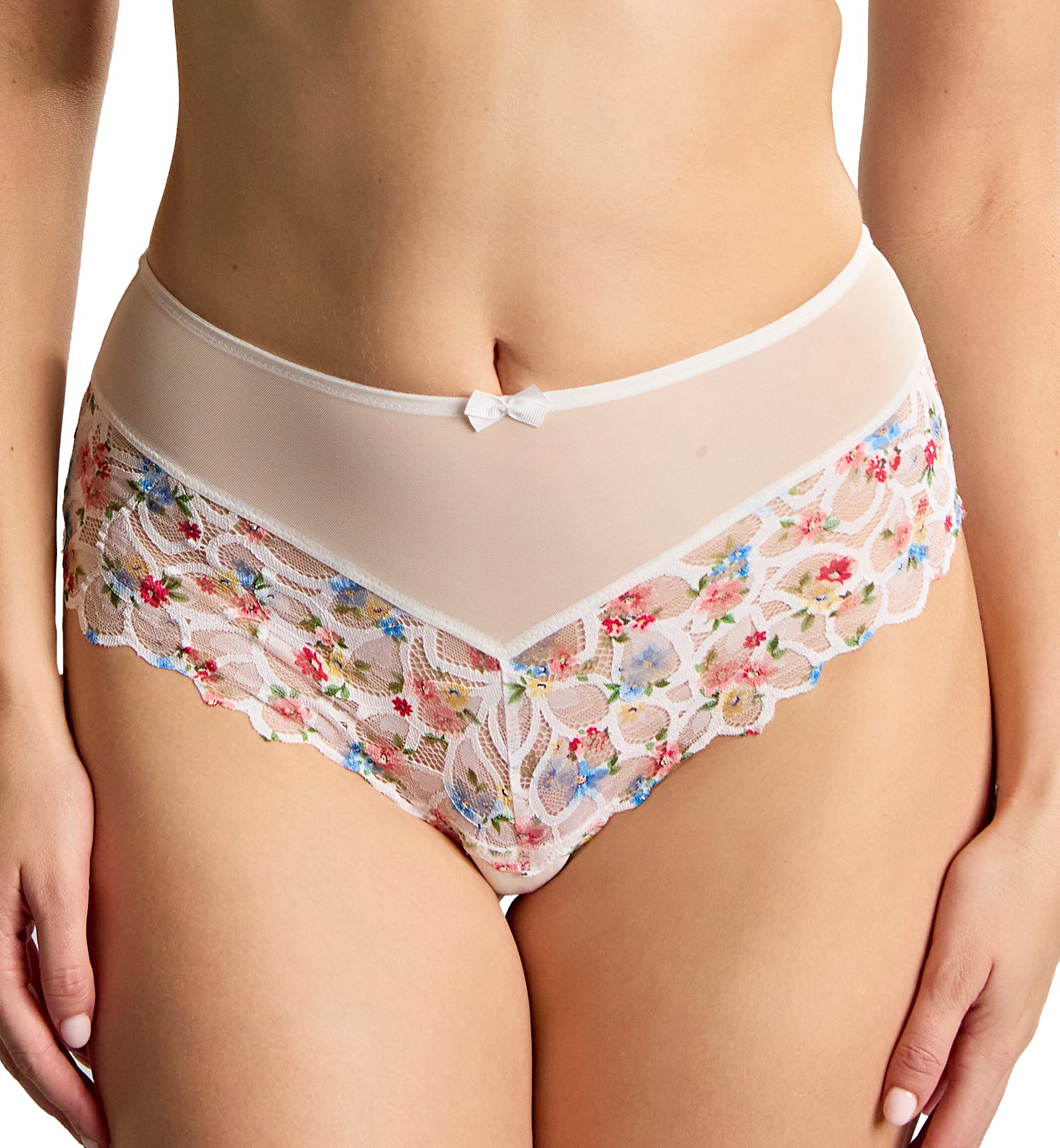 Panache Allure Deep Brief (10764),Small,Bloom - Bloom,Small