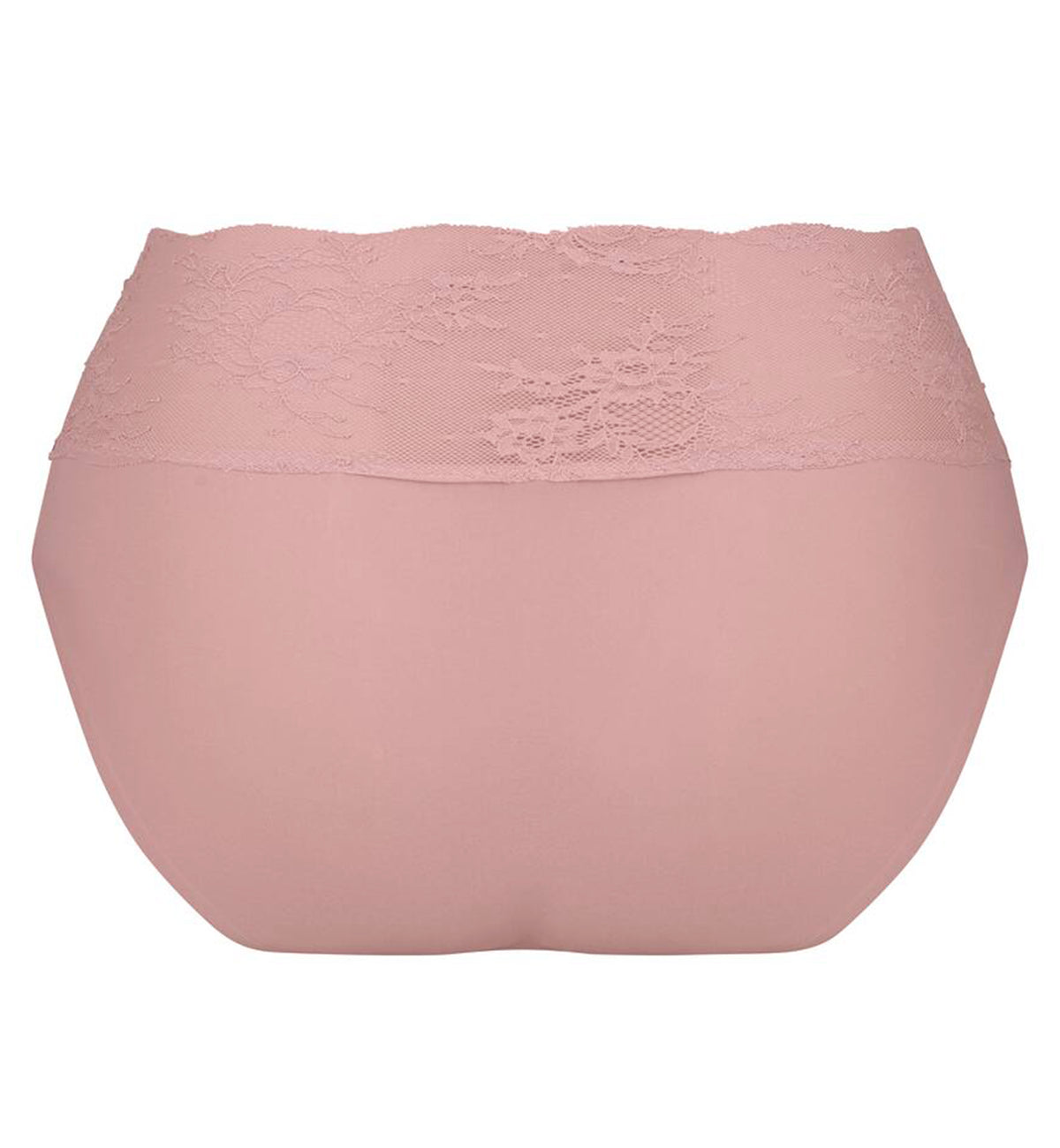Anita Essential Lace High Waist Brief Panty (1304),Small,Rosewood - Rosewood,Small