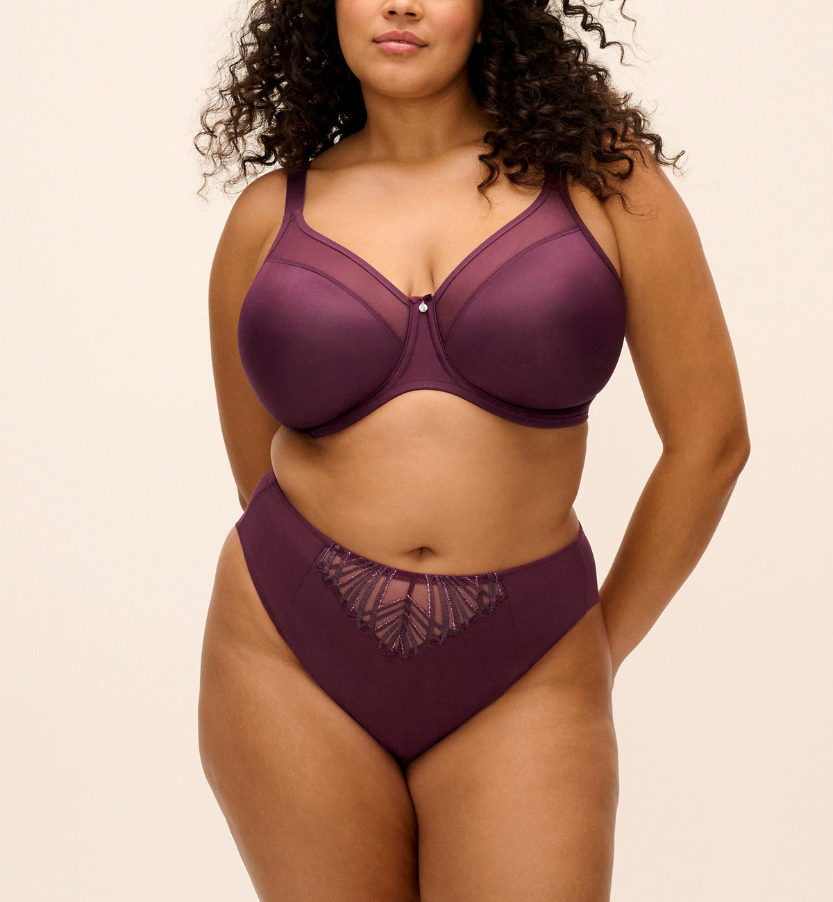 Elomi Smooth Unlined Underwire Molded Bra (4301),32GG,Fig - Fig,32GG