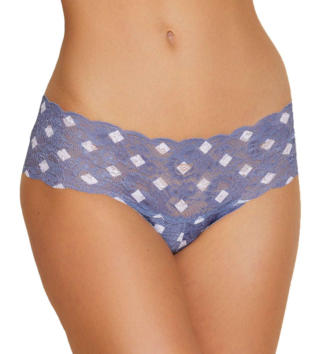 Cosabella Never Say Never Printed Hottie Lowrider Hotpant (NEVEP07ZL),M/L,Blue Diamond - Blue Diamond,M/L