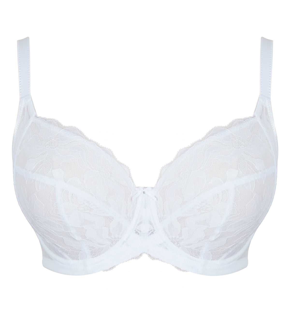 Panache Evangeline Full Cup Underwire Bra (11435),30E,White - White,30E