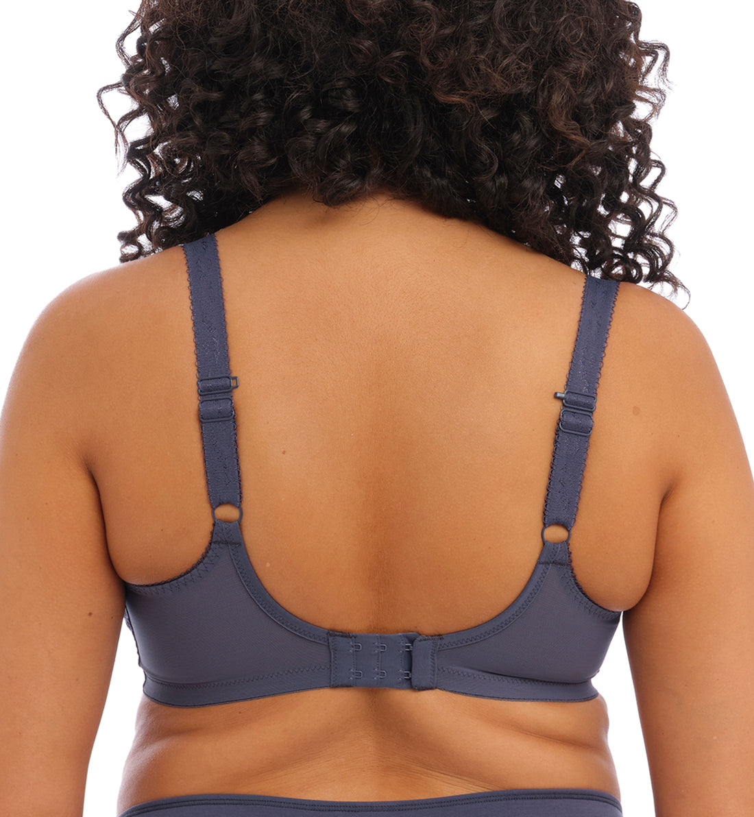 Elomi Charley Banded Plunge Underwire Bra (4380),32GG,Storm - Storm,32GG
